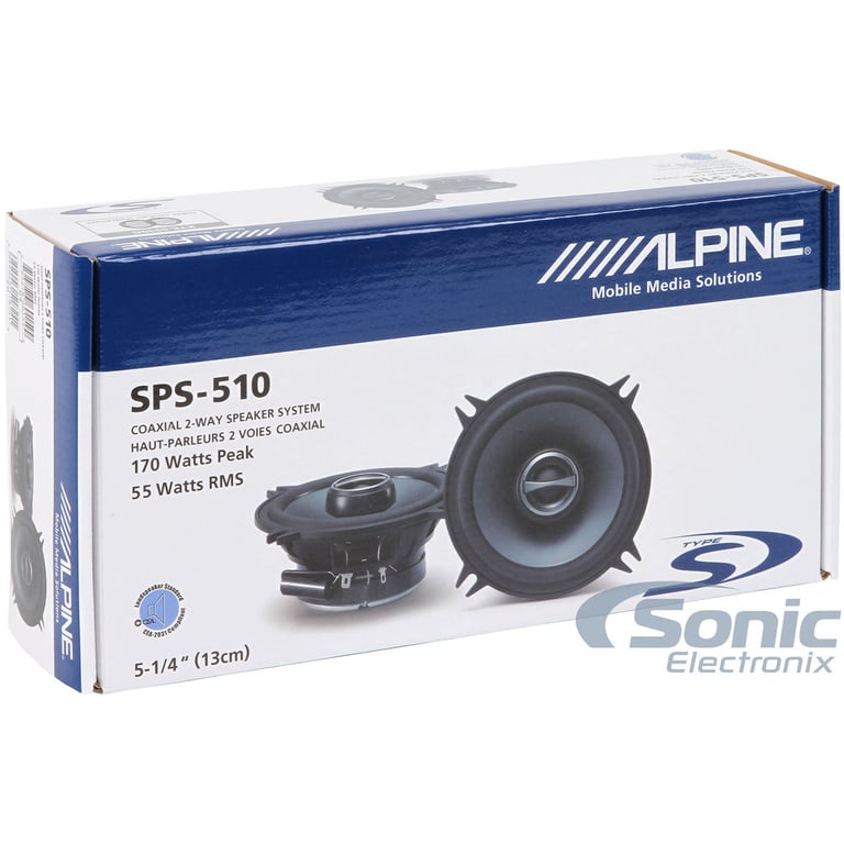 Alpine SPS-510 Open Box Complete Image 9