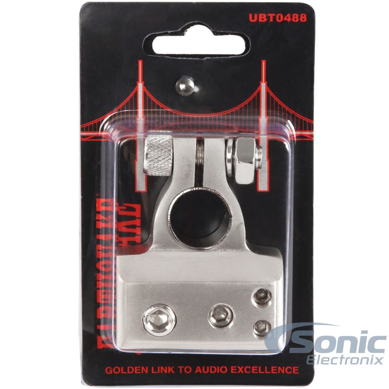 Earthquake Sound UBT-0488 Platinum Plated Battery Terminal Image 2