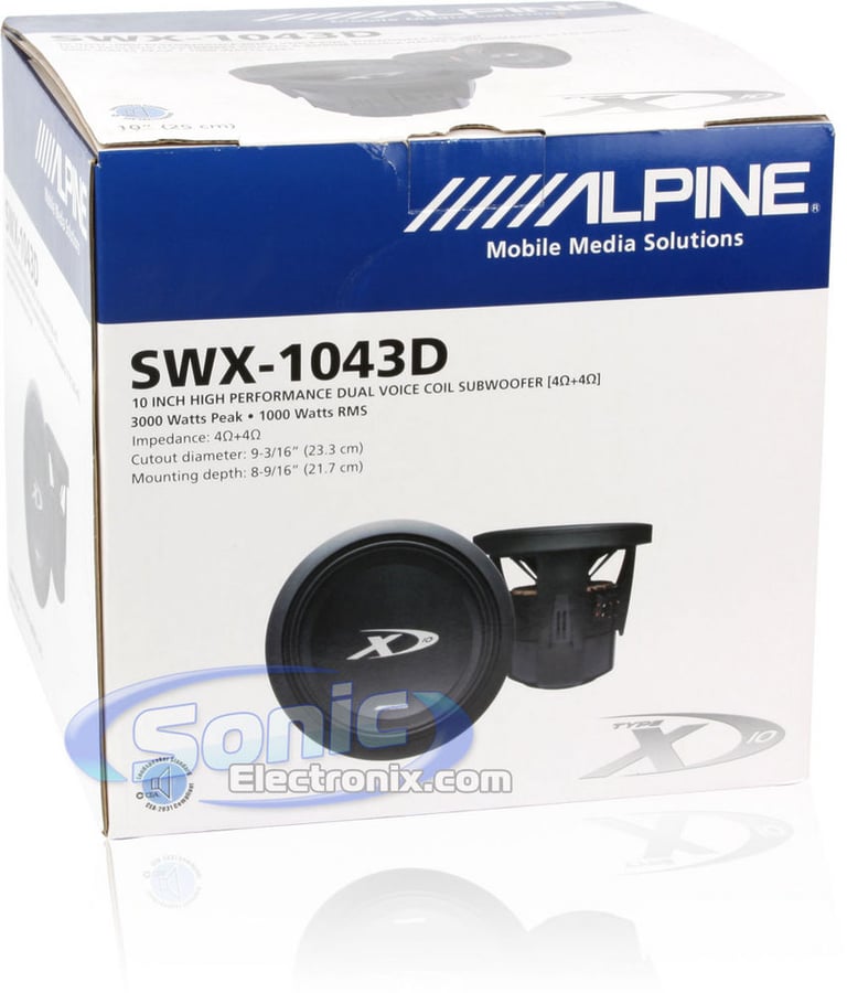 Alpine SWX-1043D Image 6