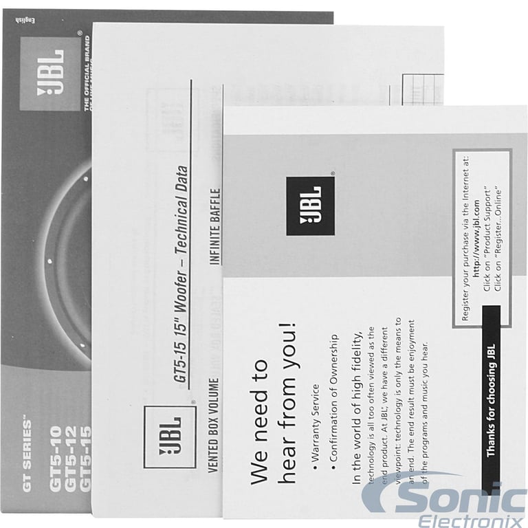 JBL GT5-15 LIKE NEW DAMAGED PACKAGING Image 11