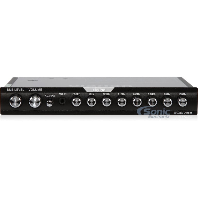 Clarion Equalizer + Amplifier Bundle (EQS755 + XC1410) Image 3
