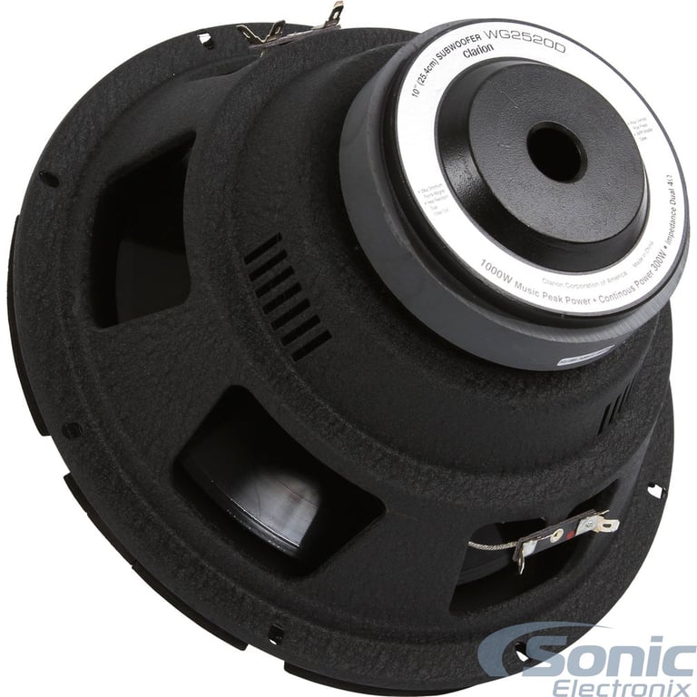 Clarion 300 Watt RMS 10" Bass Package (WG2520D + XC2110) Image 3