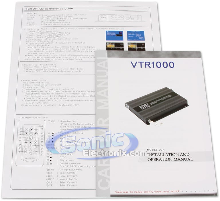 BOYO Vision VTR1000 Image 14