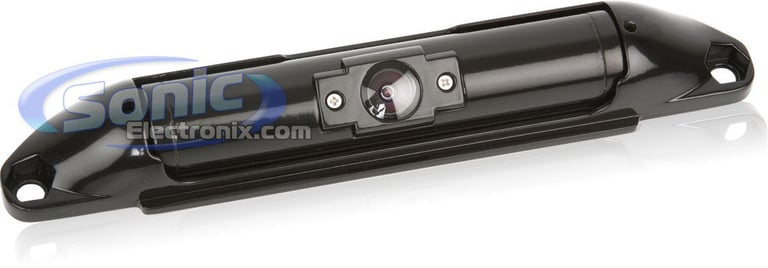 Universal Black Bar Type Rear View License Plate Mount Backup Camera Image 1