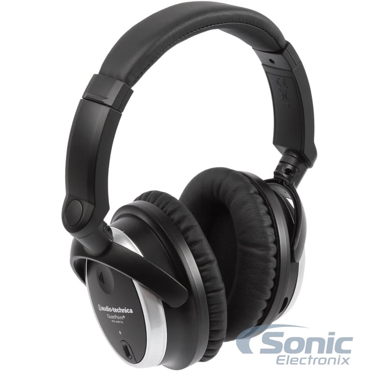 Audio Technica ATH-ANC7B QuietPoint Active Noise Cancelling Headphones Image 1