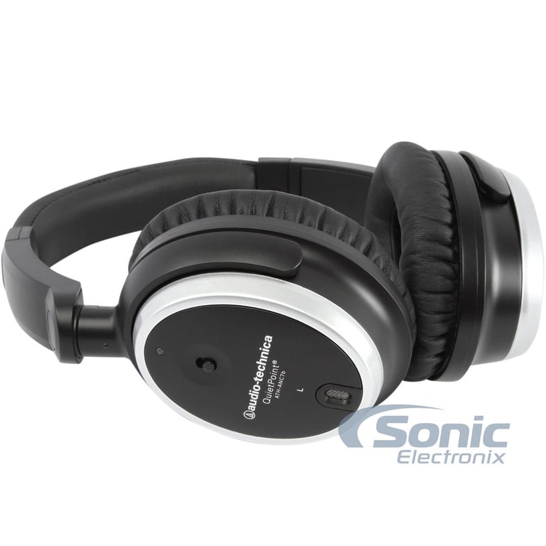 Audio Technica ATH-ANC7B QuietPoint Active Noise Cancelling Headphones Image 7