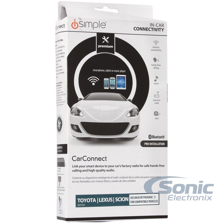 iSimple CarConnect Lexus, Scion and Toyota Bluetooth Streaming Kit (ISTY751) Image 5