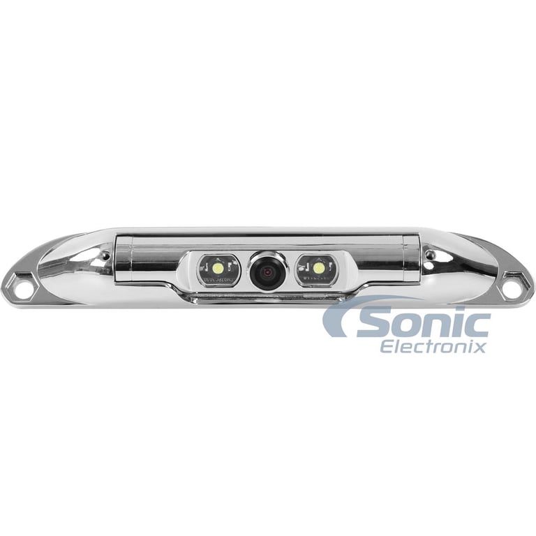 Back Up Camera With LED Lights In Black Bar-Type Frame Image 1