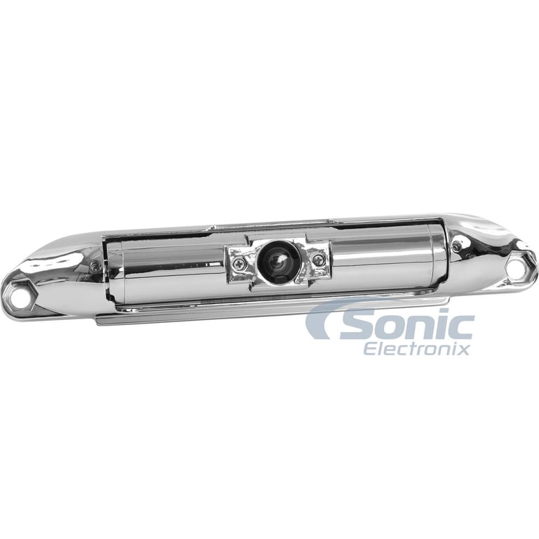 HD Bar-Type Chrome License Plate Camera (Open Box, Great) Image 1