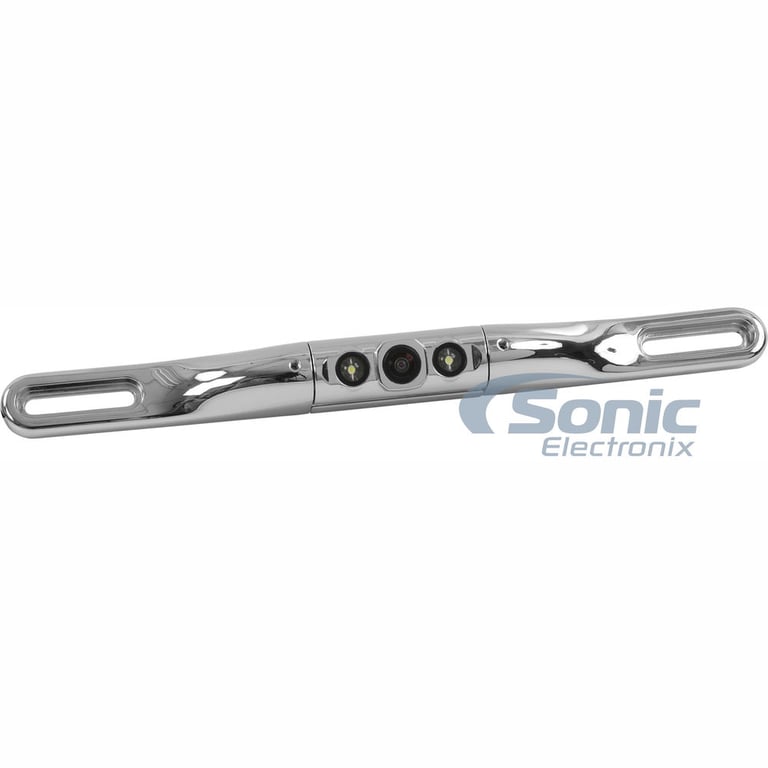 HD Bar Type License Plate Rear-View Back-up Camera With LED Light Image 1