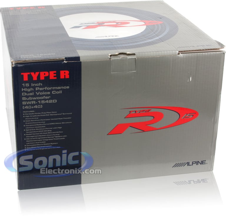 Alpine SWR-1542D Open Box Complete Image 8