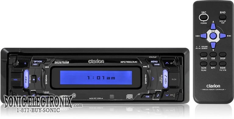 Clarion DXZ675USB Image 1