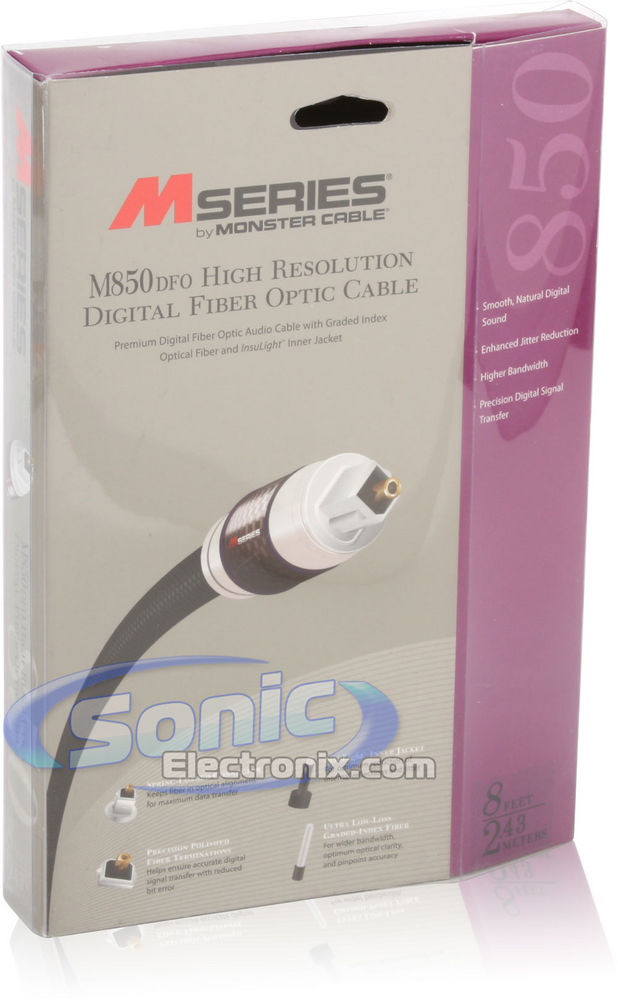 Monster Cable Digital Fiber Optic Cable (M850 DFO-8) Image 3