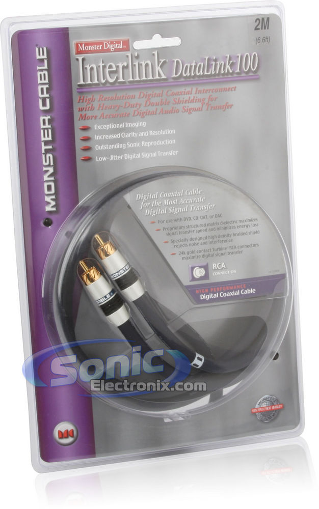 Monster Cable Digital Coaxial Cable (IDL100-2M) Image 3