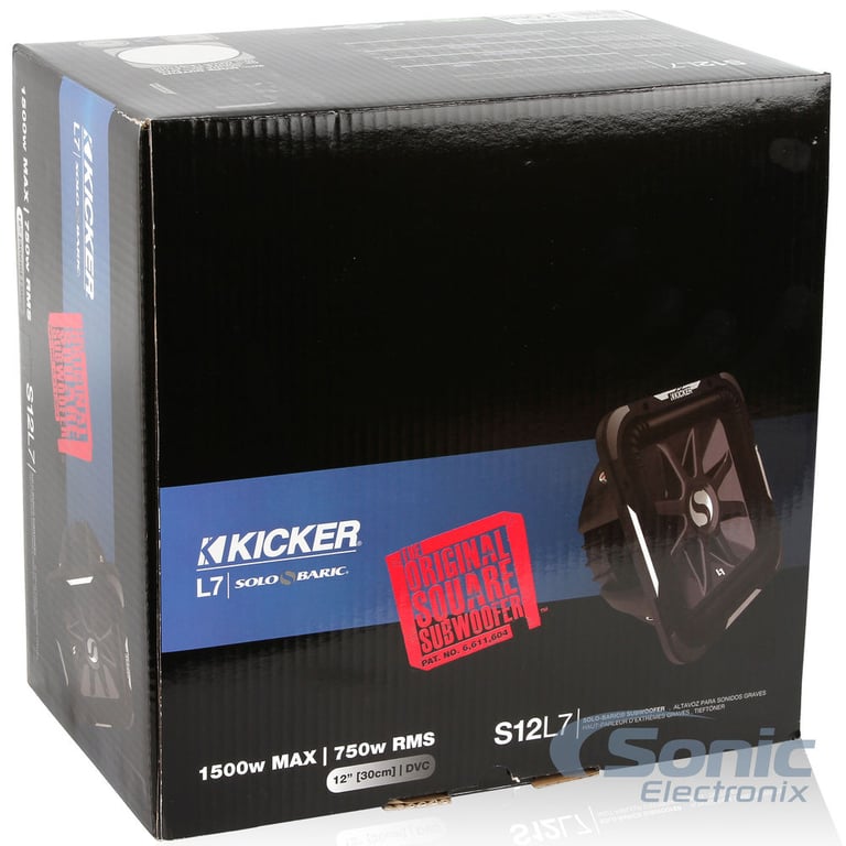 Kicker Solo-Baric S12L72 (11S12L72) Open Box Complete Image 6