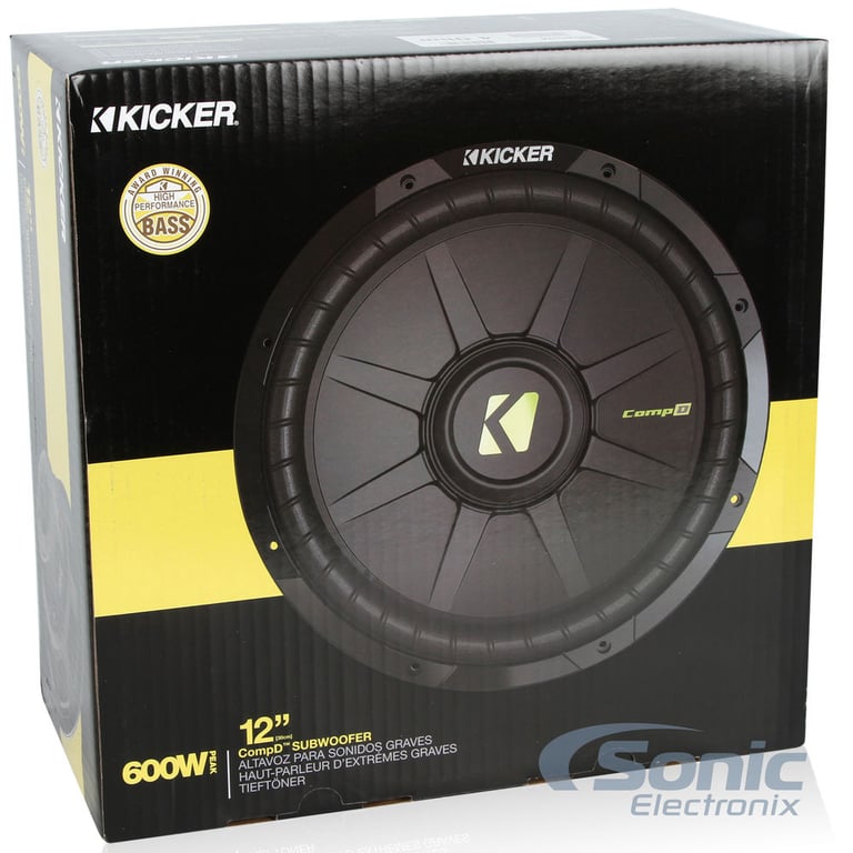 Kicker 12" CompD 4 Ohm (40CWD124) Open Box Complete Image 4