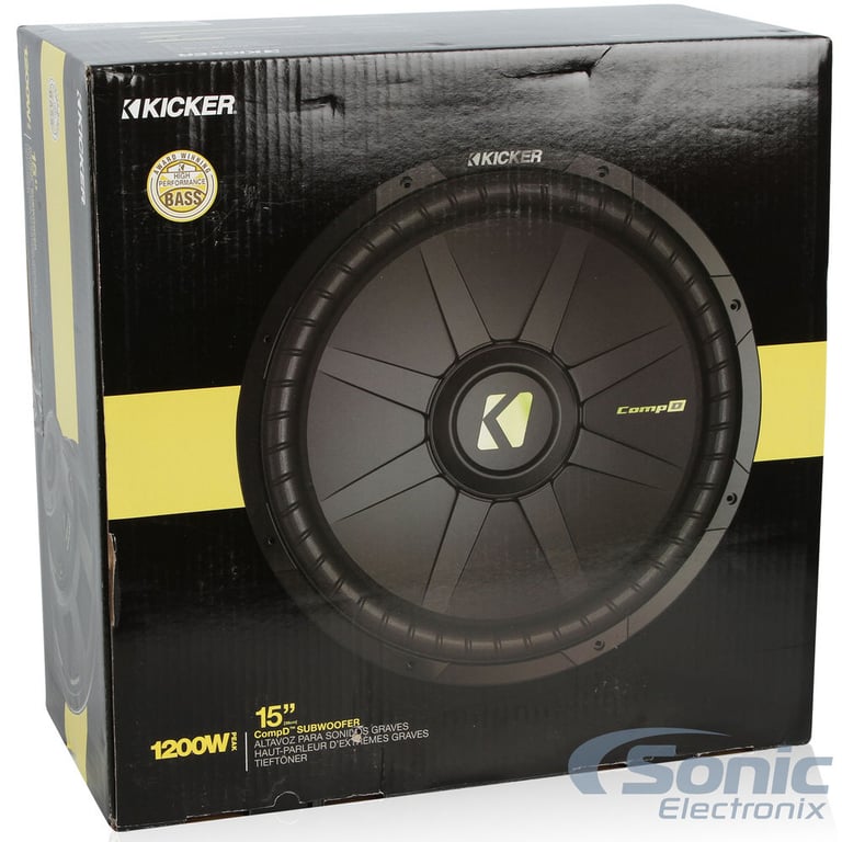 Kicker CompD152 (40CWD152) Open Box Complete Image 4