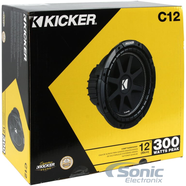 Kicker Comp C124 (43C124) Open Box Complete Image 6