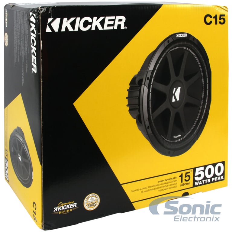 Kicker Comp C154 (43C154) Open Box Complete Image 4