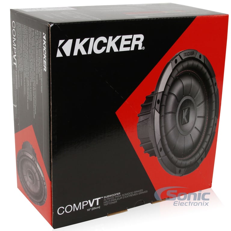 Kicker CompVT 10" 2 Ohm (43CVT102) Open Box Complete Image 6
