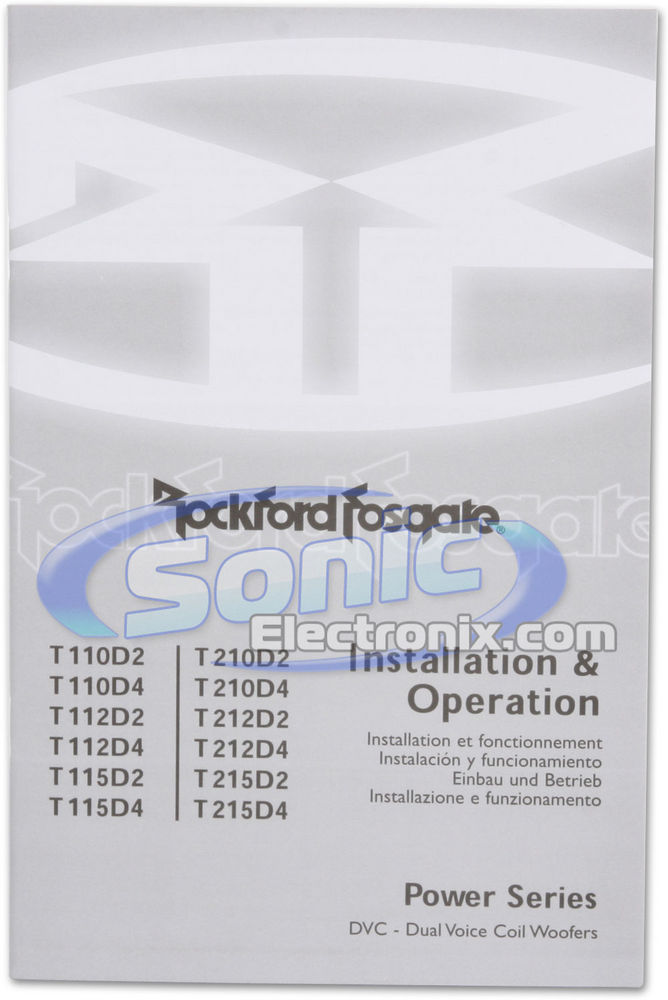 Rockford Fosgate Power T110D2 Open Box Image 14