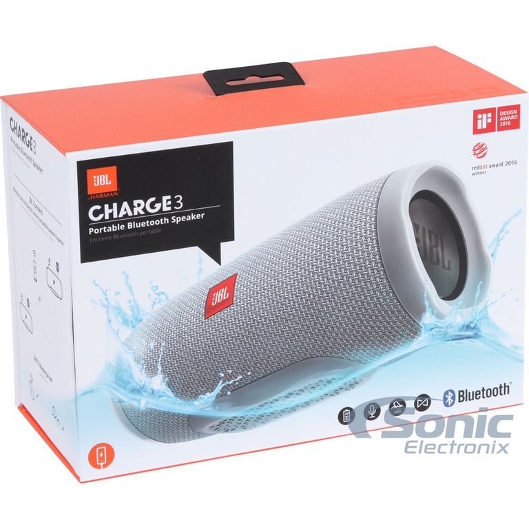 JBL CHARGE 3 GRAY Image 6