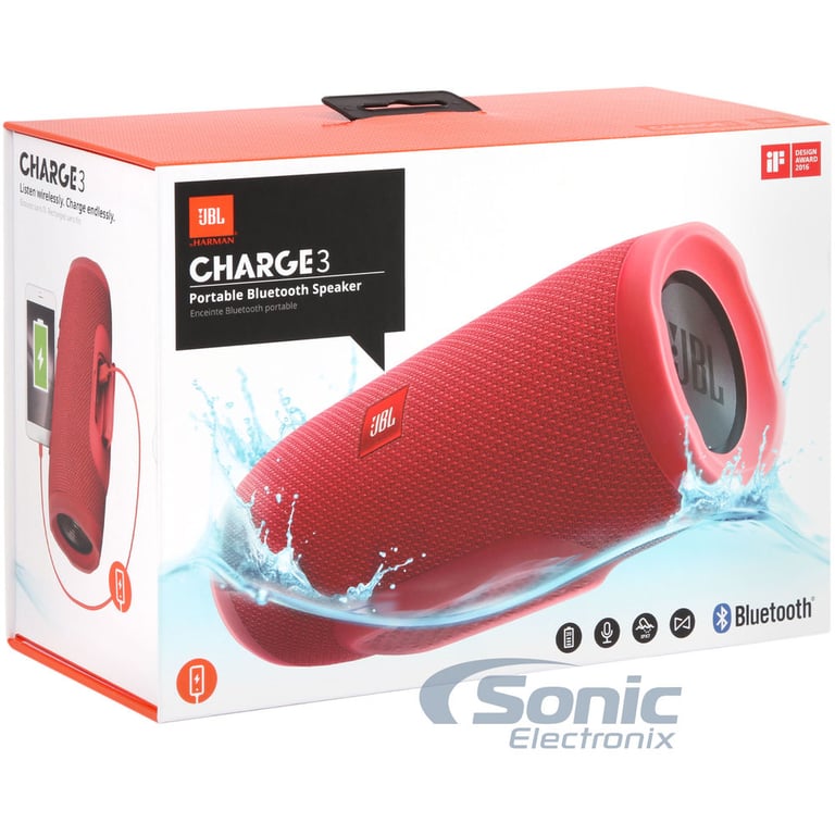 JBL CHARGE 3 RED Image 4