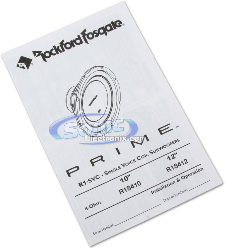 Rockford Fosgate PRIME R1S412 Open Box Image 10