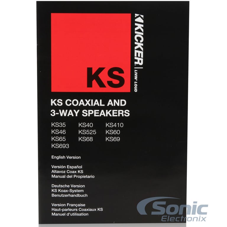 Kicker KS46 (11KS46) Open Box Complete Image 15