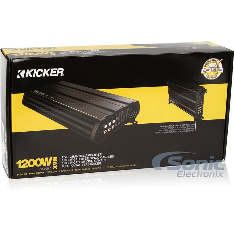 Kicker CX600.5 (12CX600.5) Open Box Complete Image 4