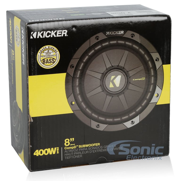 Kicker CompD84 (40CWD84) Open Box Complete Image 4