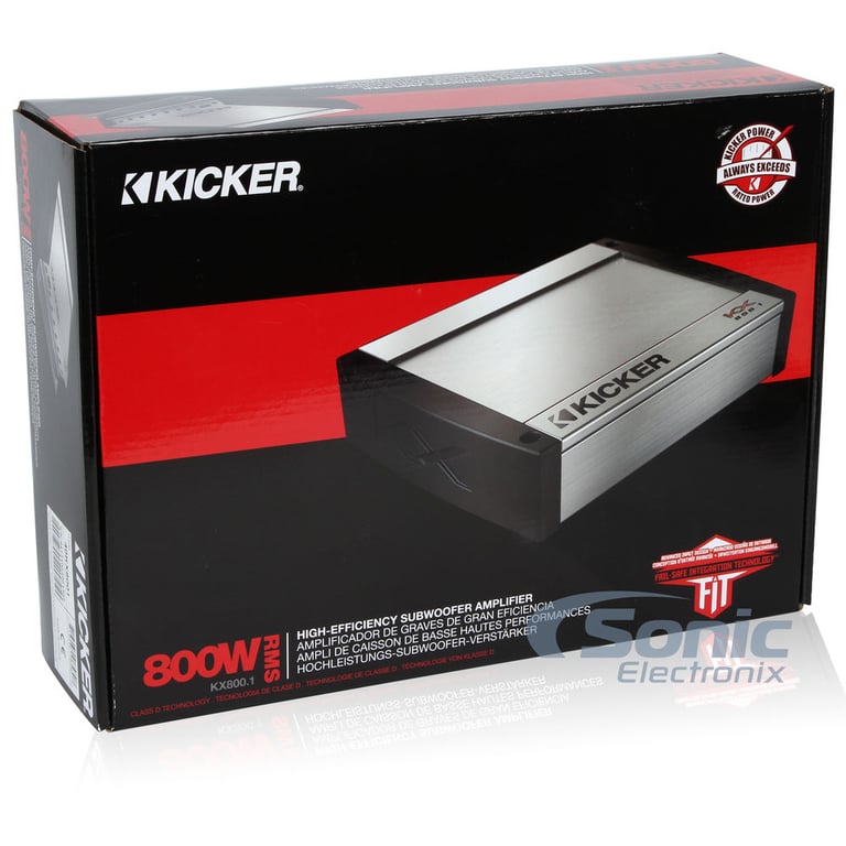 Kicker Monoblock KX800.1 (40KX800.1) Open Box Complete Image 11