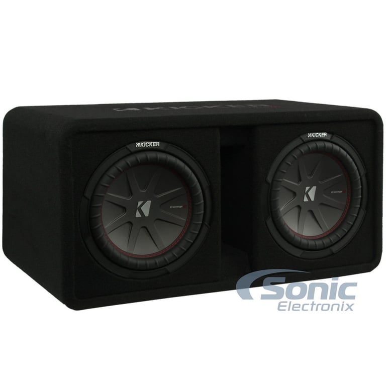Kicker Dual 10" CompR DCWR102 (43DCWR102) Open Box Complete Image 1
