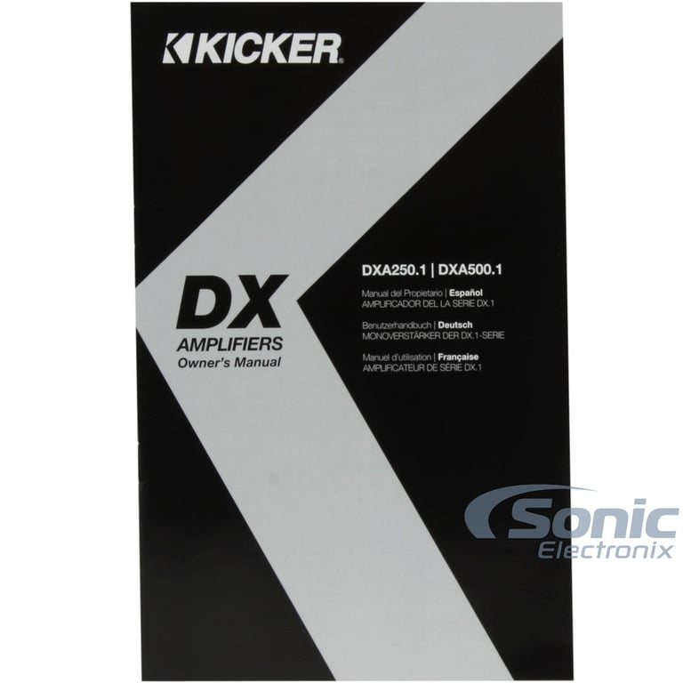 Kicker DXA 250.1 (43DXA2501) Open Box Complete Image 4
