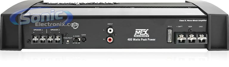 MTX Audio Terminator TN250/1 R/B + Amplifier Kit Image 3