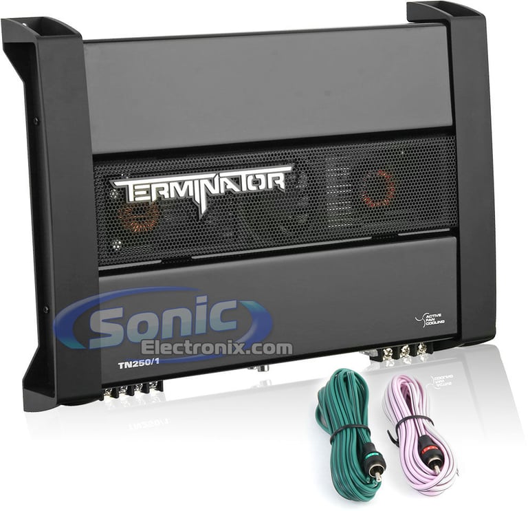 MTX Audio Terminator TN250/1 R/B + Amplifier Kit Image 1