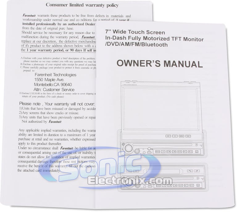 Farenheit TID-894NRBT w/ Bluetooth Image 12