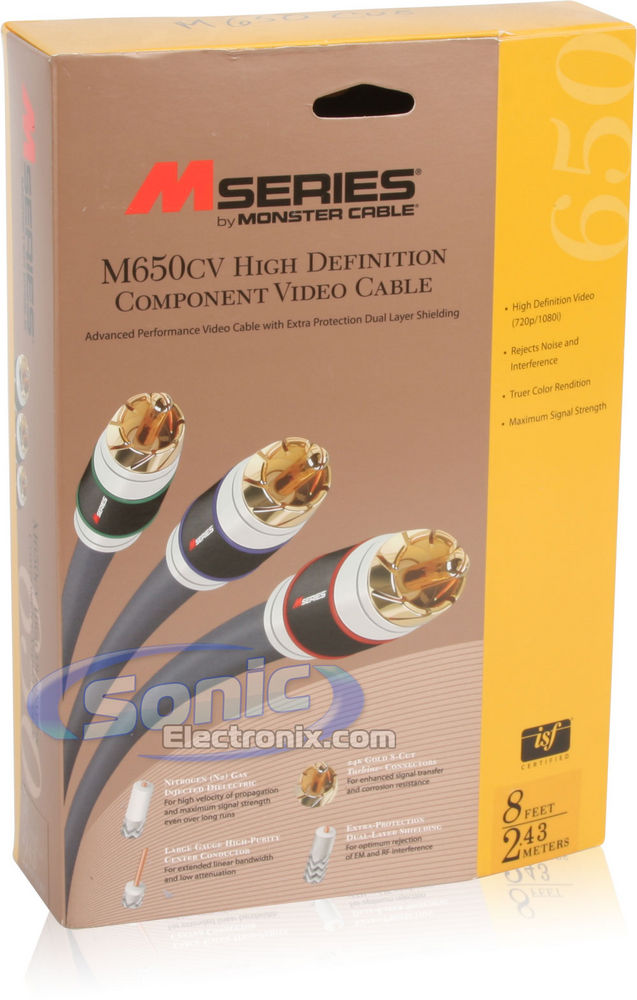 Monster Cable HD Component Video Cable (M650 CV-8) Image 3