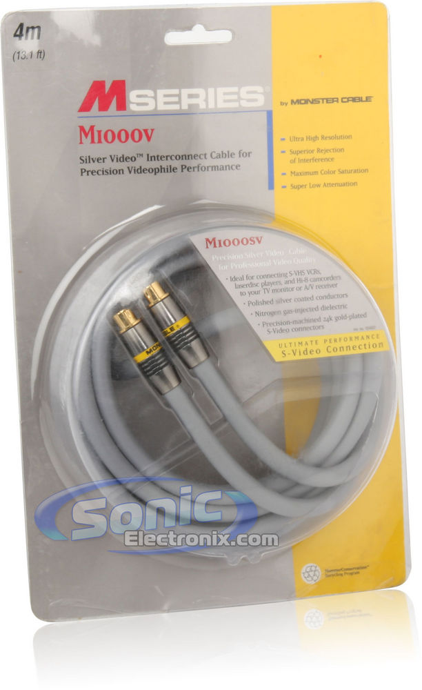 Monster Cable S-Video Cable (M1000SV-4M) Image 3