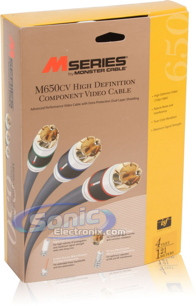 Monster Cable HD Component Video Cable (M650 CV-4) Image 3