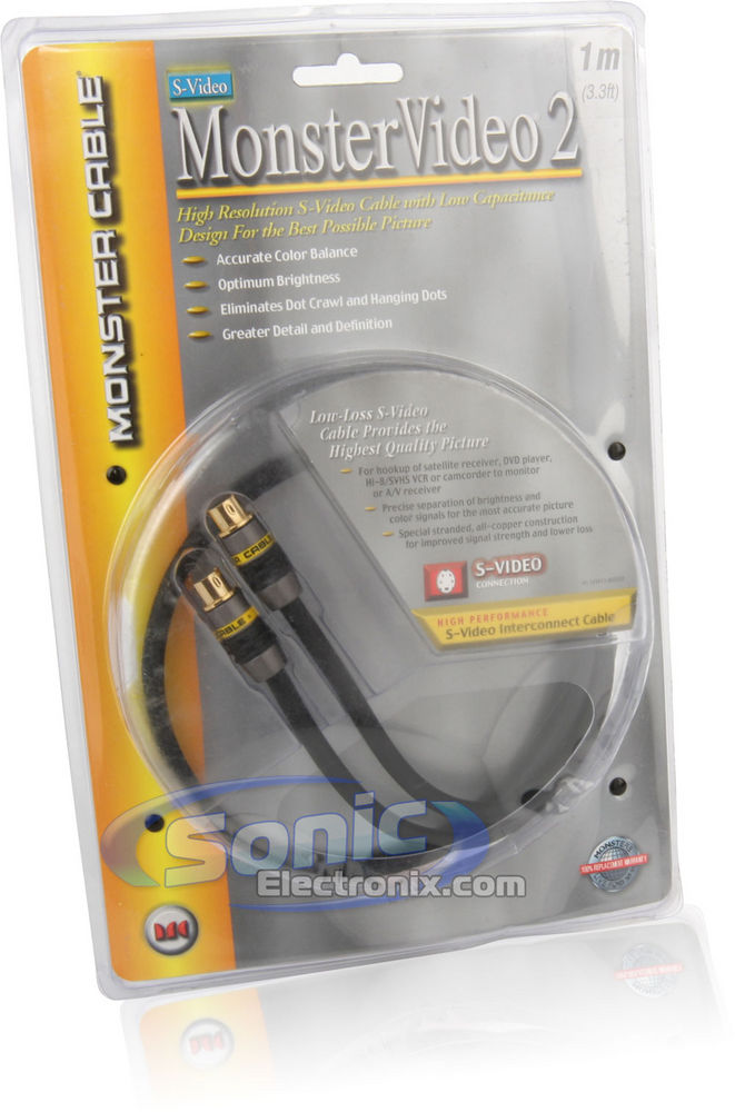 Monster Cable S-Video Cable (MVSV2-1M) Image 3
