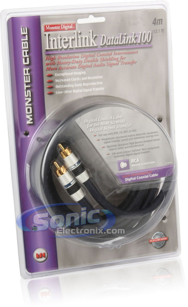 Monster Cable Digital Coaxial Cable (IDL100-4M) Image 3