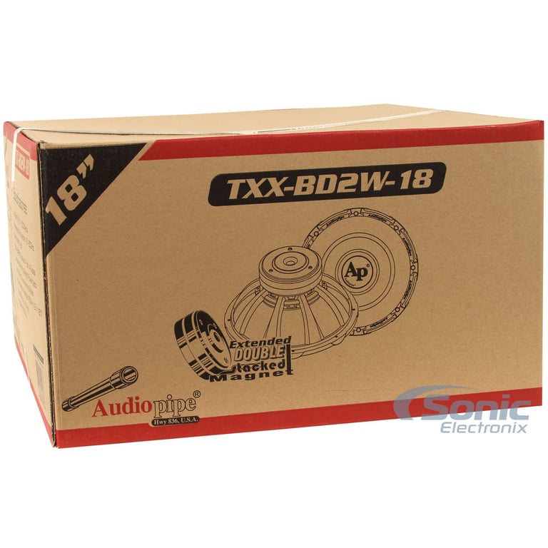 Audiopipe TXX-BD2W-18 Open Box Complete Image 17