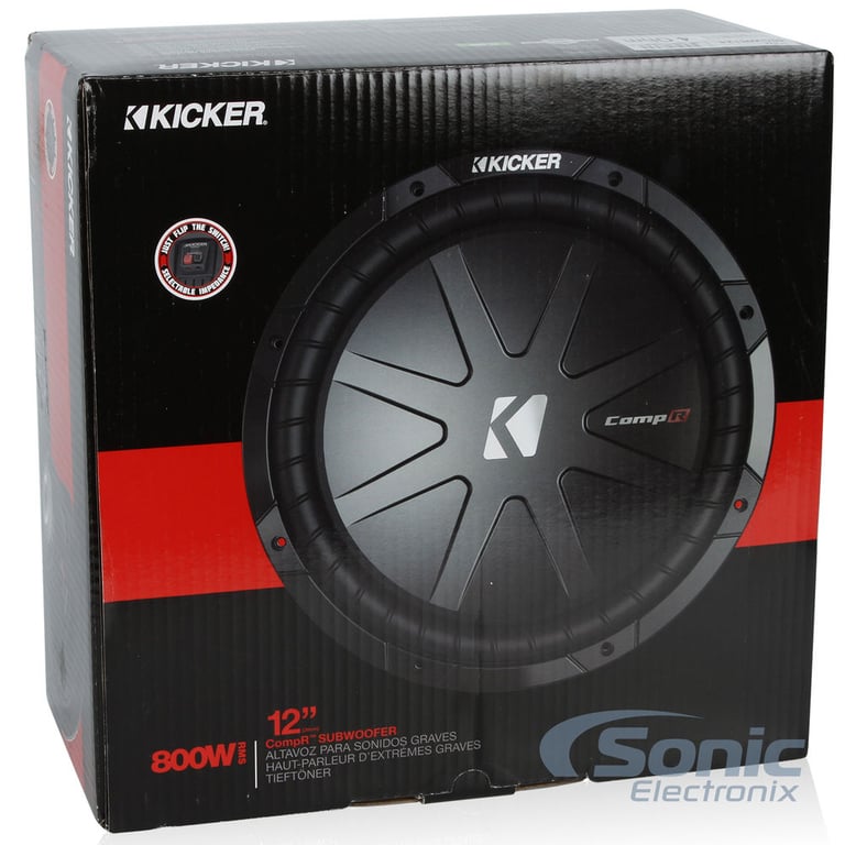 Kicker CompR CWR124 (40CWR124) LIKE NEW DAMAGED PACKAGING Image 11