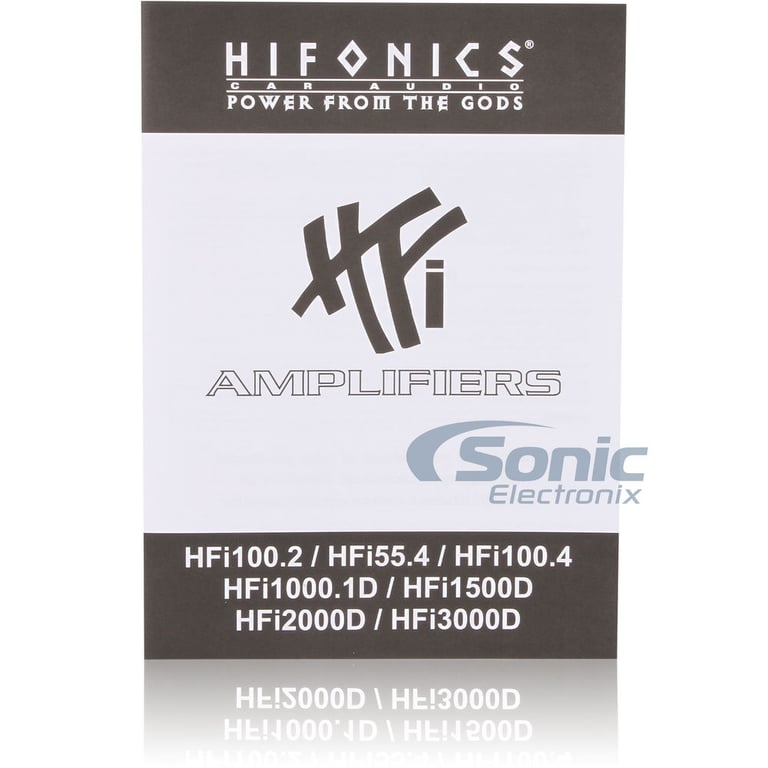 Hifonics HFi1000.1D (Open Box Complete) Image 7