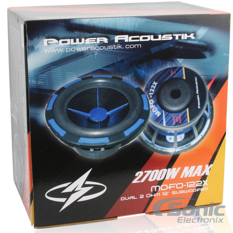 Power Acoustik MOFO-122X LIKE NEW DAMAGED PACKAGING Image 11