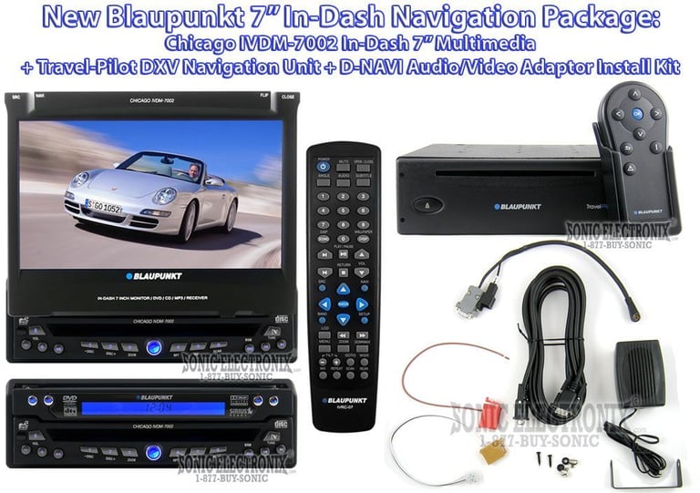 Blaupunkt Chicago IVDM-7002 + Navigation DXV + Interface Kit Image 1