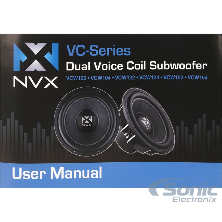 NVX 2000 Watt RMS Dual 12" Bass Package Image 10