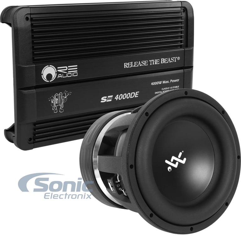 RE Audio 1500 Watt RMS 12" Bass Package Image 1