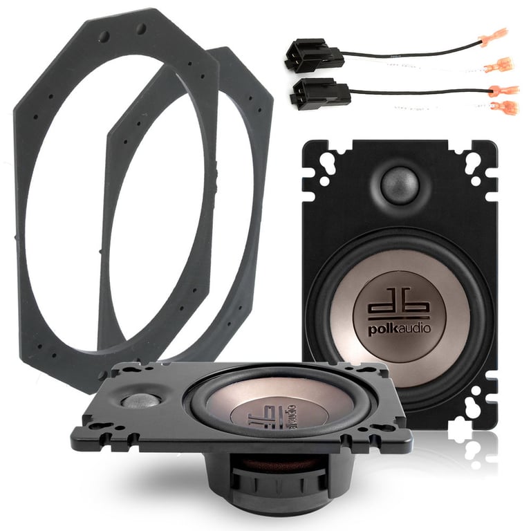 Polk Audio db461P Speaker Install Kit for 1997-2006 Jeep Wrangler Image 1